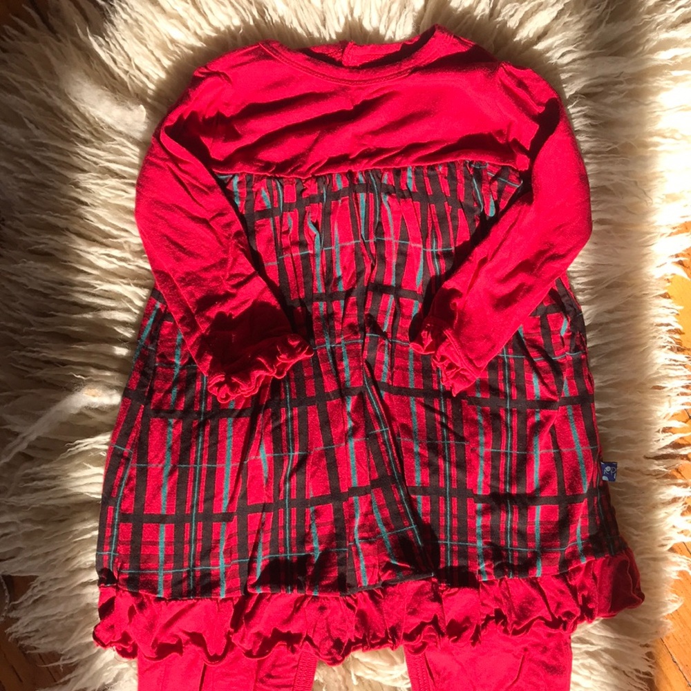 Adorable Kickee Pants Holiday one piece
